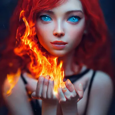 Рыжая девушка с голубыми глазами - 78 фото