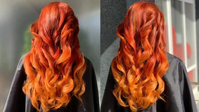 Рыжий цвет волос: 45 модных фото оттенков, как выбрать свой | Рыжий цвет  волос, Укладка длинных волос, Волосы