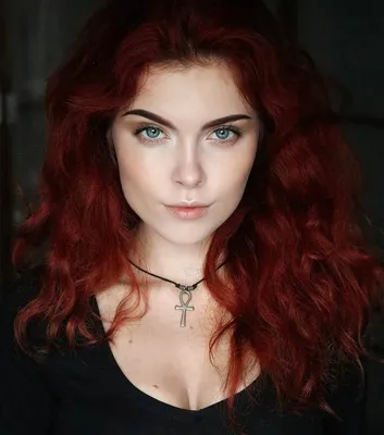 Рыжие волосы и черные брови (57 фото)