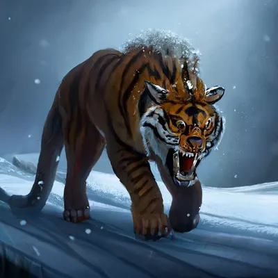 Тигрочка и саблезубый тигр