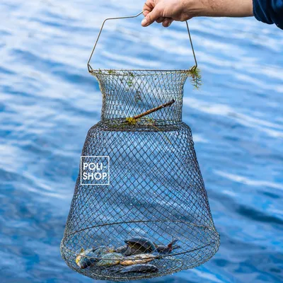 Садок рыболовный для хранения рыбы / Садок рыболовный металлический  складной Длина 40см - купить с доставкой по выгодным ценам в  интернет-магазине OZON (642280081)