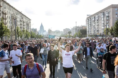 Садовое кольцо, в направлении Смоленской площади