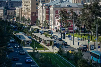 Пейзаж маслом \"Москва. Ночной вид на Садовое кольцо и гостиницу \"Пекин\"  60x90 CV160705 купить в Москве