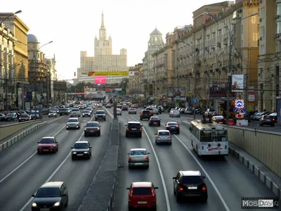 Москва. Садовое кольцо 1952 год | Пикабу