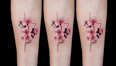 Нежное женское тату сакура: 20 неповторимых идей для вашего вдохновения -  Журнал Эл… | Татуировка с цветком, Цветы татуировки на спине, Татуировки  маленького цветка