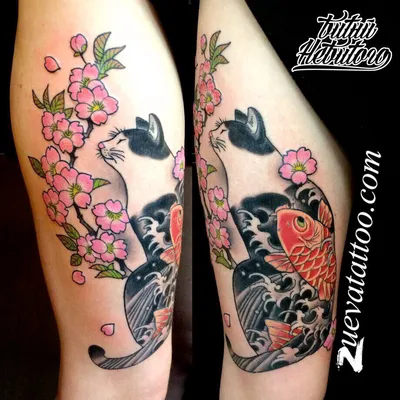 Татуировка сакура на руке: история, символика, стилизация - tattopic.ru