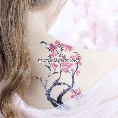 Тату цветы сакура - 11 Фото и значение татуировок 2023