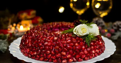Салат «Гранатовый браслет»: рецепт хита новогоднего стола: пошаговый рецепт  c фото