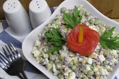 Салат из говяжьего сердца с огурцом и яйцом - как приготовить салат из  сердца, пошаговый рецепт с фото