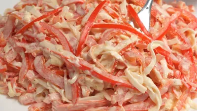Салат Красное море с рыбкой - пошаговые рецепты с фото на povarenok.by