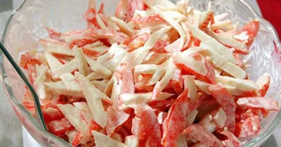 Салат Красное море с креветками рецепт с фото - 1000.menu