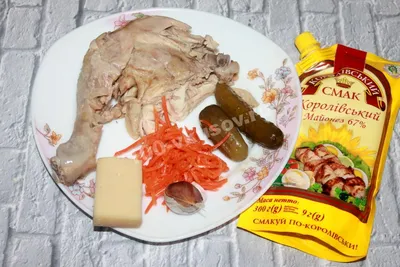 Этот салат съедается мигом! Вкусный салат \"Лисичка\" с курицей и корейской  морковью - YouTube