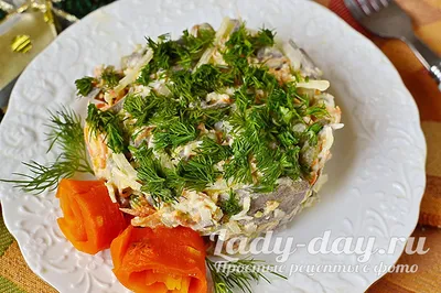 Салат из сердца свиного с огурцом и морковью рецепт с фото пошагово -  1000.menu
