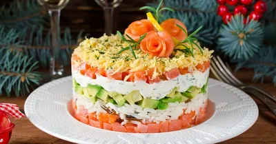 10 новогодних салатов с рыбой | Дачная кухня (Огород.ru)