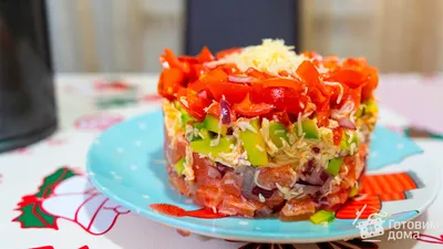 Салат с авокадо и красной рыбой (без майонеза) - пошаговый рецепт с фото на  Готовим дома