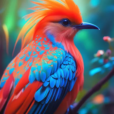 Самая красивая птица в мире» — создано в Шедевруме