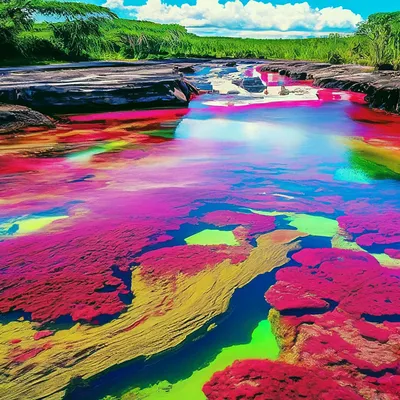 Жидкая радуга»: почему самая красивая река в мире так выглядит | Научный  компот | Дзен