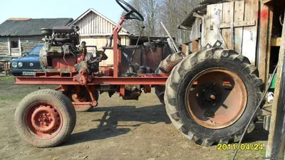 ВОМ на самодельный трактор Homemade tractor | Трактор, Сельскохозяйственная  техника, Самодельный