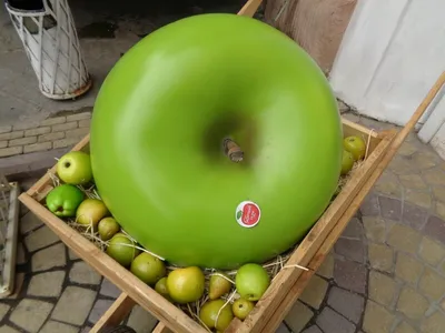 Большое яблоко в Москве.
