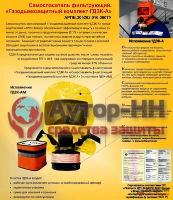 Фенист-300-2 Самоспасатель изолирующий купить по цене 64 500.00₽ в г Москва  скидки