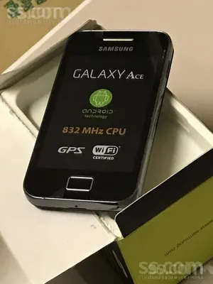 Купить Samsung Galaxy Ace Plus GT-S7500 - 3GB - BLACK (Unlocked)  Smartphone, цена 3 290 руб — (394395662351)