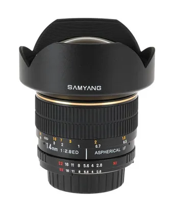 Объектив Samyang 14mm f/2.8 ED AS IF UMC Canon EF. Цены, отзывы,  фотографии, видео