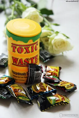 Набор из самых кислых конфет в мире Toxic Waste два цвета, желтый и  фиолетовый - купить с доставкой по выгодным ценам в интернет-магазине OZON  (528516715)