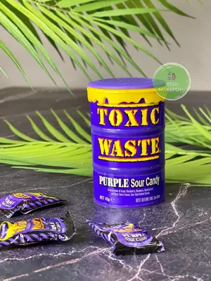 Toxic Waste Супер кислые леденцы. Самые кислые конфеты в мире