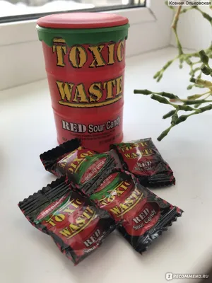 Набор из самых кислых конфет в мире Toxic Waste два цвета, красный и  зеленый - купить с доставкой по выгодным ценам в интернет-магазине OZON  (1195598166)