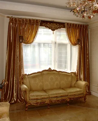 Ламбрекены для зала, красивые шторы в гостиную в современном стиле - 43 фото