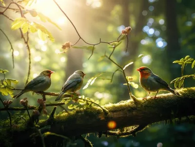 Красивые птицы с красивыми хвостами — Колесо Обозрения (pawel pegow) —  NewsLand