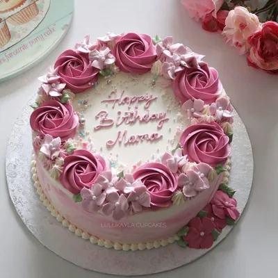 Красивый торт с цветами - 82 фото
