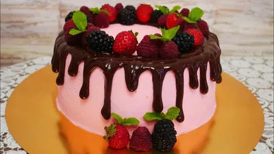 Как приготовить детский торт на день рождения? Пошаговый видео рецепт -  YouTube
