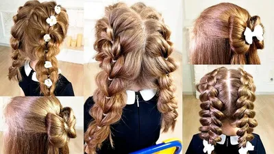 Красивые прически на средние волосы: фото пошагово | Long hair styles,  Messy braided hairstyles, Diy wedding hair