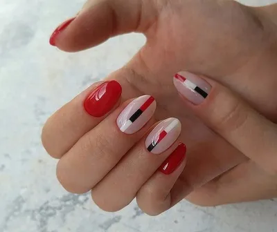 awesome Шикарный бордовый маникюр — Лучшие варианты и сочетания | Oval  nails, Oval nails designs, Winter nails acrylic