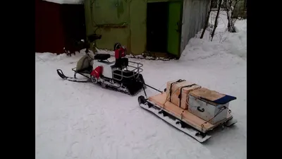 Сани для снегохода. / Сибирский охотник