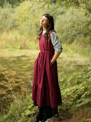 Зимний сарафан в клетку - купить в интернет-магазине женской одежды Natali  Bolgar