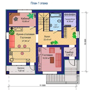 Проекты одноэтажных домов и коттеджей с сауной, баней под ключ - цены,  планировки, фото