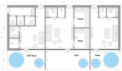 Проект финской сауны С-5 для частного дома или квартиры - Baniy.ru