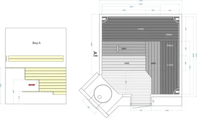 Проект одноэтажного кирпичного дома AS-1619 с сауной и террасой