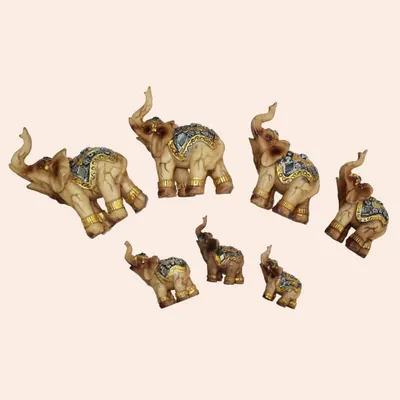 Семь слонов статуэтки - интернет магазин фен шуй, эзотерический магазин