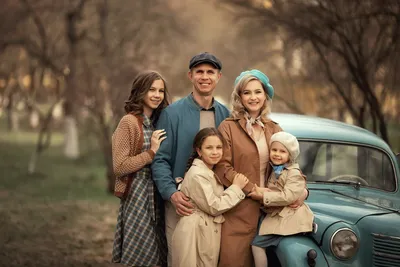 Воркшоп по семейной съемке в ретро стиле. Семейный фотограф Татьяна  Надеждина