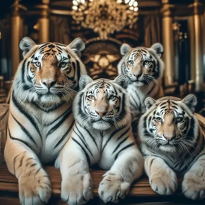 Тигриное семейство устроило трогательную фотосессию в приморском нацпарке -  PrimaMedia.ru