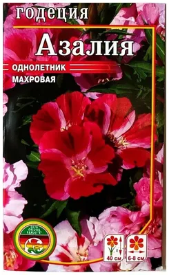 Семена Цветов Годеция Махровая Азалия однолетник 0,3гр — купить в  интернет-магазине по низкой цене на Яндекс Маркете