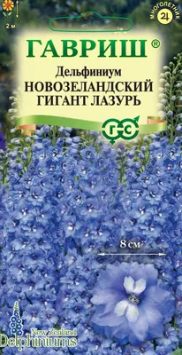 ✓ Семена Дельфиниум Новозеландский гигант лазурь, 3шт, Гавриш, Цветочная  коллекция по цене 392 руб. ◈ Большой выбор ◈ Купить по всей России ✓  Интернет-магазин Гавриш ☎ 8-495-902-77-18