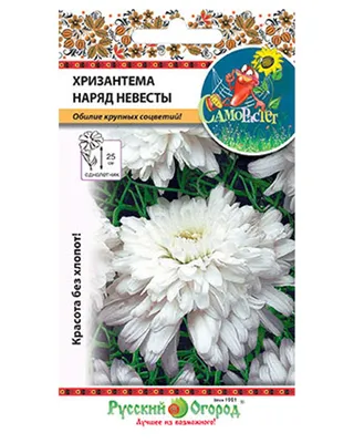Семена цветов Хризантема многоцветковая \"КОРОЛЕВА ЛЕТА\", 0,03 г купить,  отзывы, фото, доставка - FOX-sp.ru