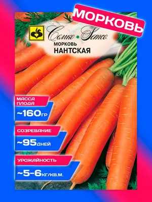 Семена Морковь Осенний король - купить по выгодной цене | Урожайка