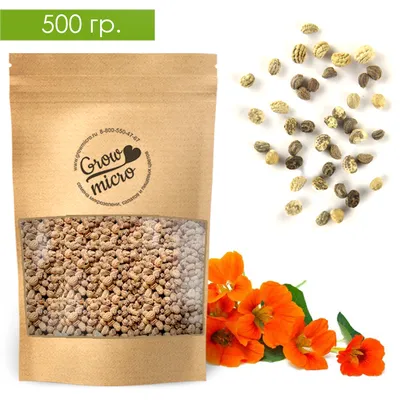 Настурция семена для микрозелени 100 г Никольские ПроРостки 12373572 купить  в интернет-магазине Wildberries