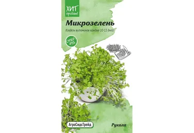 Семена рукколы, АгроСидсТрейд, Микрозелень Сицилия 5 г — купить в Улан-Удэ  по цене 23 руб за шт на СтройПортал