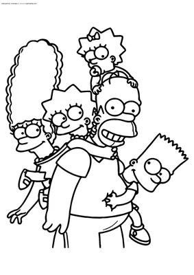 Семья симпсонов картинки (46 фото) » Юмор, позитив и много смешных картинок